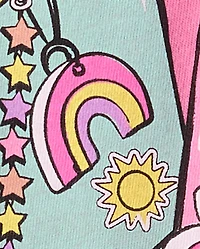 T-shirt graphique pour filles avec gourdes