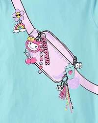 Girls Belt Bag Graphic Tee