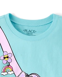 Girls Belt Bag Graphic Tee