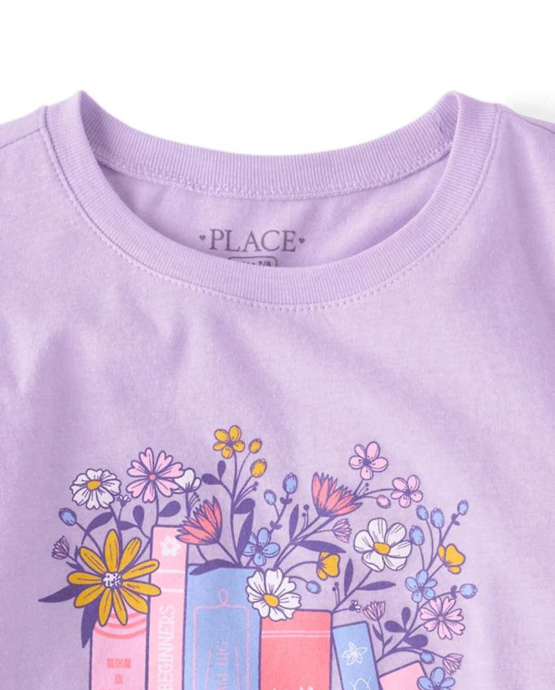 T-shirt graphique pour filles
