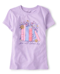 Girls Books Graphic Tee