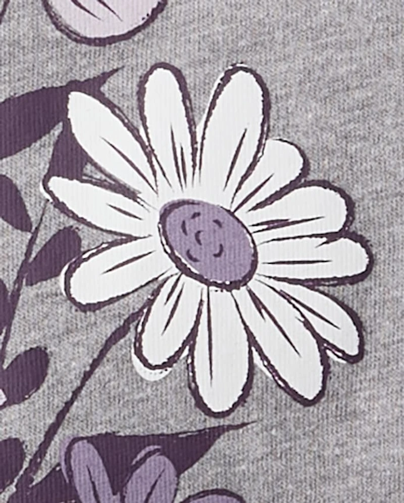 Girls Guitar Relaxed Cropped Graphic Tee