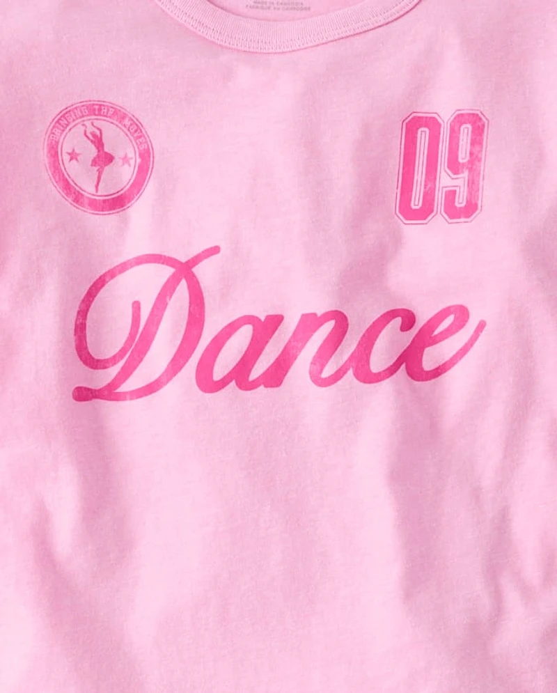 Girls Dance Relaxed Graphic Tee