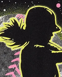 Girls Softball Relaxed Graphic Ringer Tee