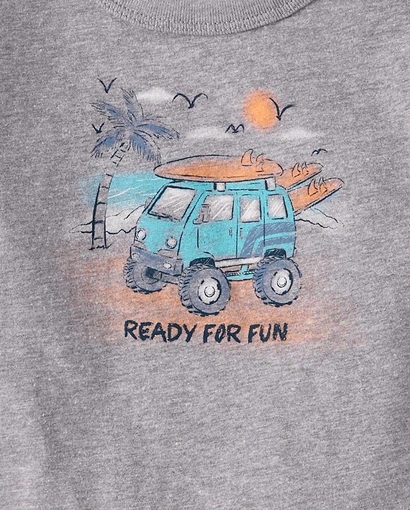 Baby And Toddler Boys Summer Graphic Tee 4-Pack