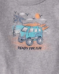 Baby And Toddler Boys Summer Graphic Tee 4-Pack