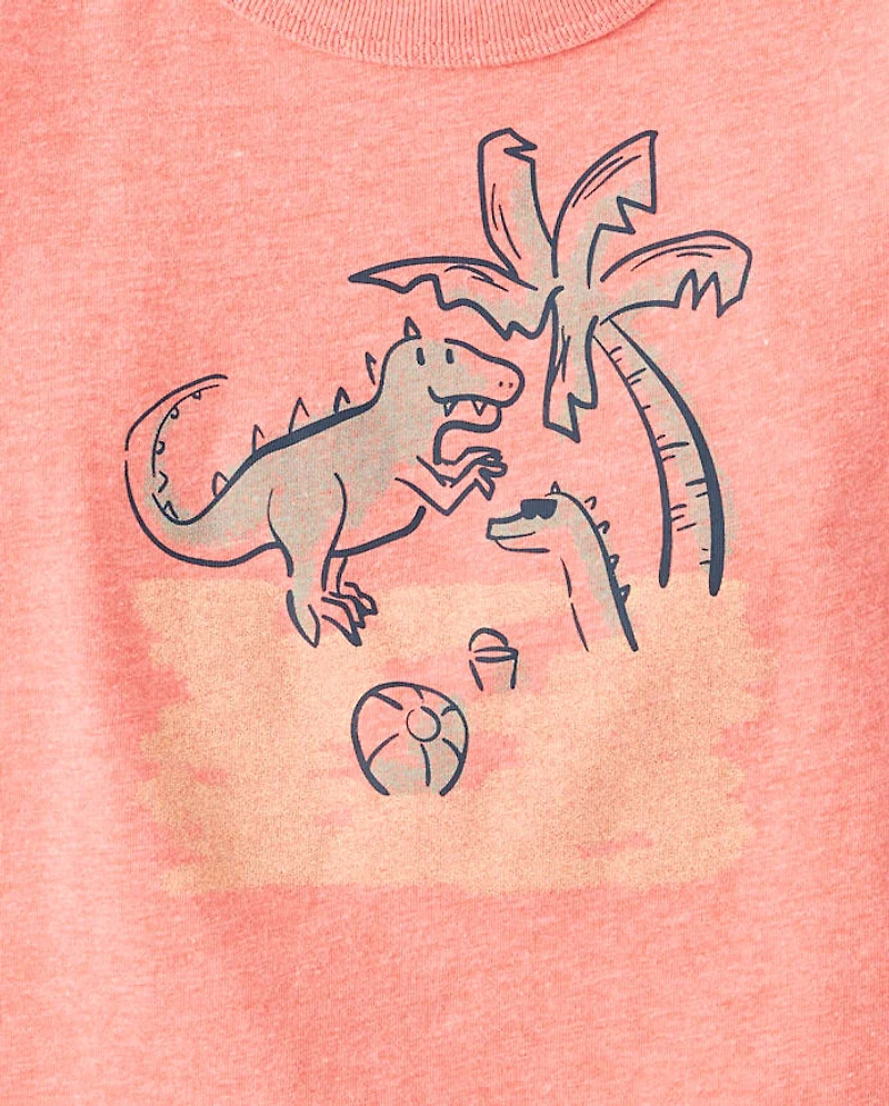 Baby And Toddler Boys Summer Graphic Tee 4-Pack