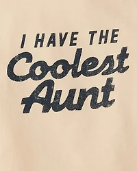 Baby And Toddler Boys Coolest Aunt Graphic Tee