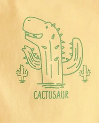 Baby And Toddler Boys Dino Cactus Graphic Tee