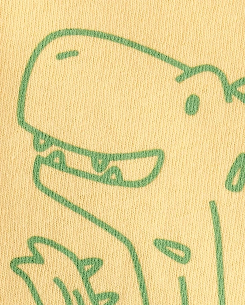 Baby And Toddler Boys Dino Cactus Graphic Tee