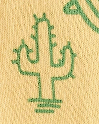 Baby And Toddler Boys Dino Cactus Graphic Tee