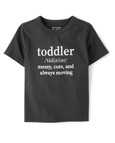 Baby And Toddler Boys Boy Definition Graphic Tee