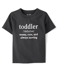 Baby And Toddler Boys Boy Definition Graphic Tee