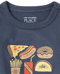 Baby And Toddler Boys Snacks Graphic Tee