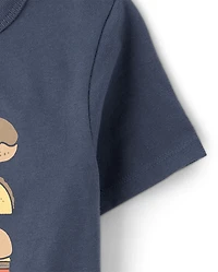 Baby And Toddler Boys Snacks Graphic Tee