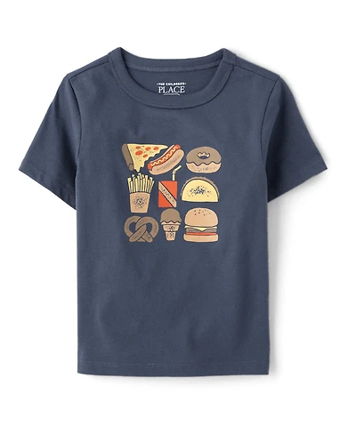 Baby And Toddler Boys Snacks Graphic Tee