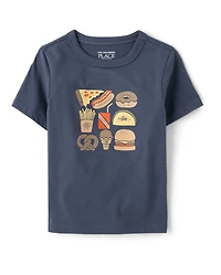 Baby And Toddler Boys Snacks Graphic Tee