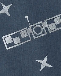 Baby And Toddler Boys Space  Graphic Tee