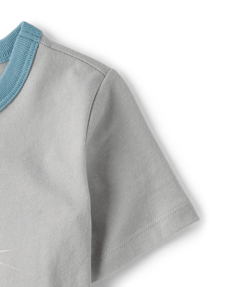 T-shirt à motifs de tennis pour bébés et petits garçons