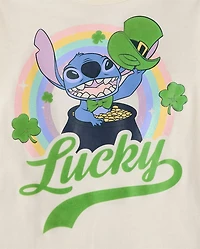 Girls Stitch™ St. Patrick's Day Lucky Graphic Tee