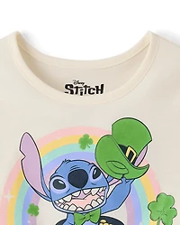 Girls Stitch™ St. Patrick's Day Lucky Graphic Tee