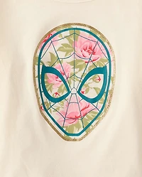 Girls Spider-Man™ Floral Graphic Tee