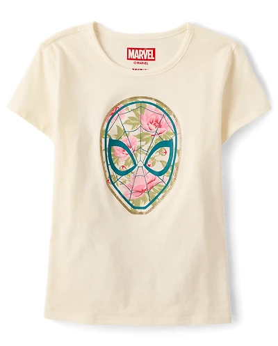 Girls Spider-Man™ Floral Graphic Tee