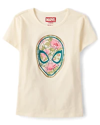 Girls Spider-Man™ Floral Graphic Tee