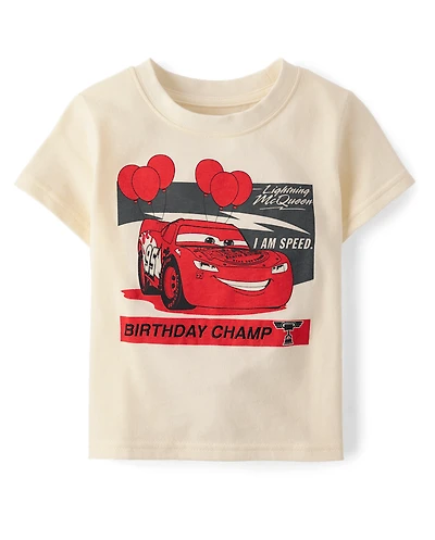 Baby And Toddler Boys Cars™ Birthday Champ Graphic Tee