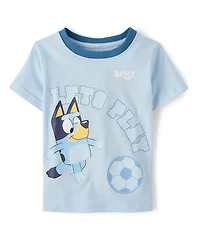 Baby And Toddler Boys Bluey™ Soccer Graphic Tee