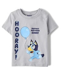 Baby And Toddler Boys Bluey™ Birthday Graphic Tee