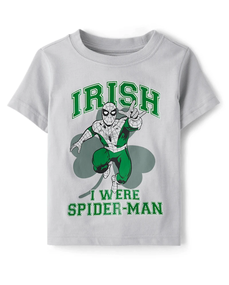 Baby And Toddler Boys Spider-Man™ St. Patrick's Day Graphic Tee