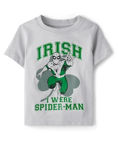 Baby And Toddler Boys Spider-Man™ St. Patrick's Day Graphic Tee