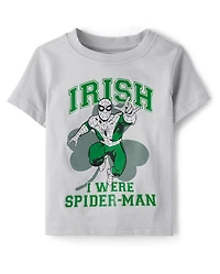 Baby And Toddler Boys Spider-Man™ St. Patrick's Day Graphic Tee