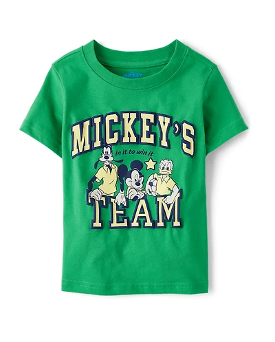 Baby And Toddler Boys Mickey Mouse™ Team Graphic Tee