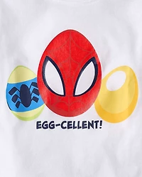 Baby And Toddler Boys Spiderman™ Easter Egg Graphic Tee