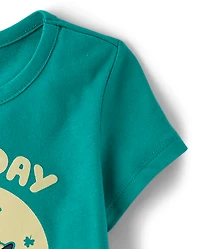 Baby And Toddler Girls Bluey™ St. Patrick's Day Our Lucky Graphic Tee