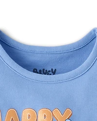 T-shirt graphique Bluey™ pour bébés et petites filles - Joyeuses Pâques