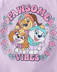 Baby And Toddler Girls Paw Patrol™ Pawsome Vibes Graphic Tee