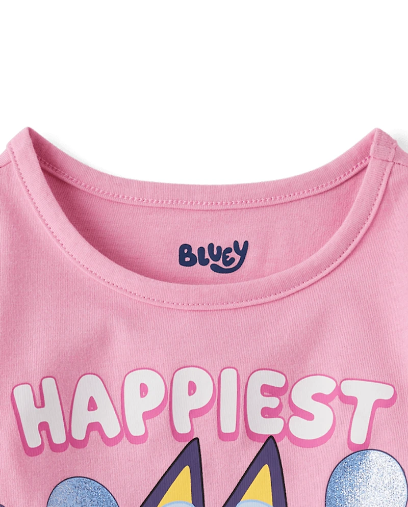 Baby And Toddler Girls Bluey™ Birthday Graphic Tee