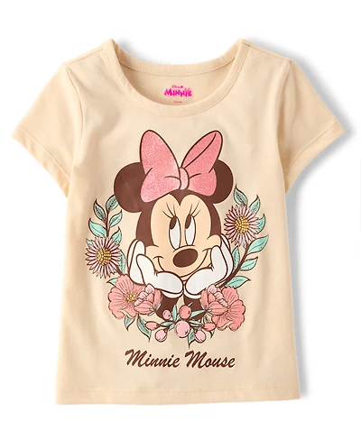 Baby And Toddler Girls Minnie Mouse™ Floral Graphic Tee