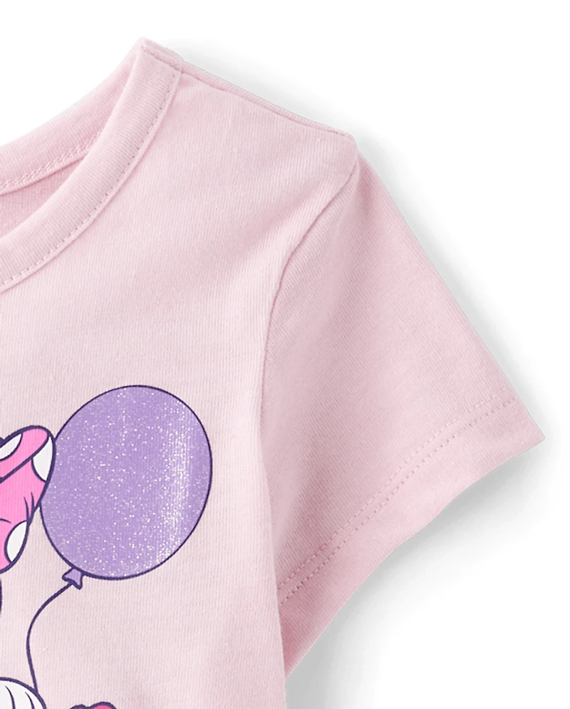 Baby And Toddler Girls Minnie Mouse™ Birthday Graphic Tee