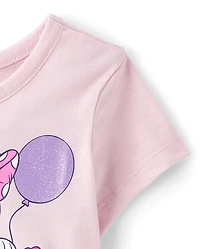 Baby And Toddler Girls Minnie Mouse™ Birthday Graphic Tee
