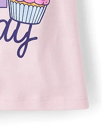 Baby And Toddler Girls Minnie Mouse™ Birthday Graphic Tee