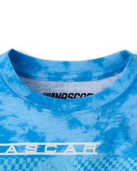 T-shirt graphique Nascar™ pour garçon, imprimé tie-dye devant et derrière