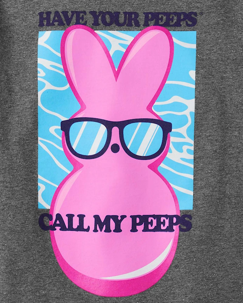 T-shirt graphique Peeps® pour garçons, Pâques, « Appelle mes Peeps »