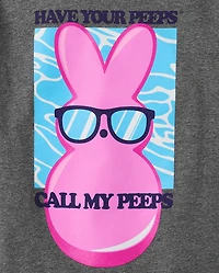 T-shirt graphique Peeps® pour garçons, Pâques, « Appelle mes Peeps »