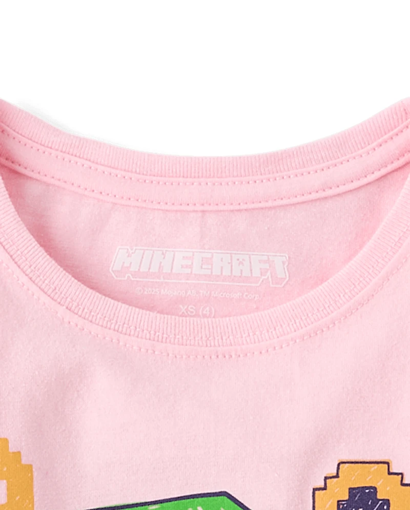 Girls Minecraft™ Icon Graphic Tee