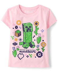 Girls Minecraft™ Icon Graphic Tee
