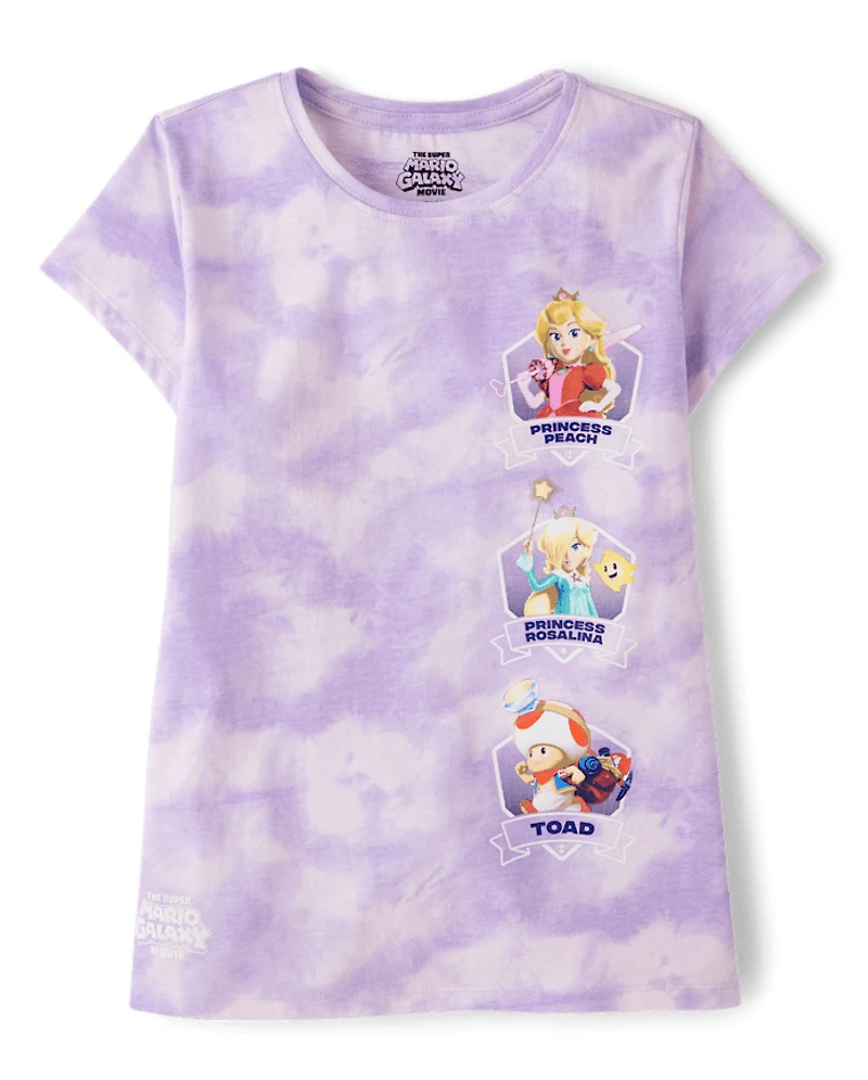 Girls Tie Dye Super Mario™ Graphic Tee